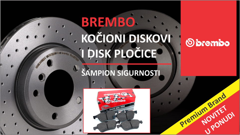 Diplomatska pitanja perad usporiti  Kočioni diskovi i disk pločice BREMBO sada u SIM IMPEX-u! - SiM Impex -  veleprodaja i maloprodaja auto dijelova